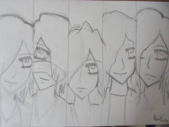 the GazettE fan art. (Still gotta colour it)