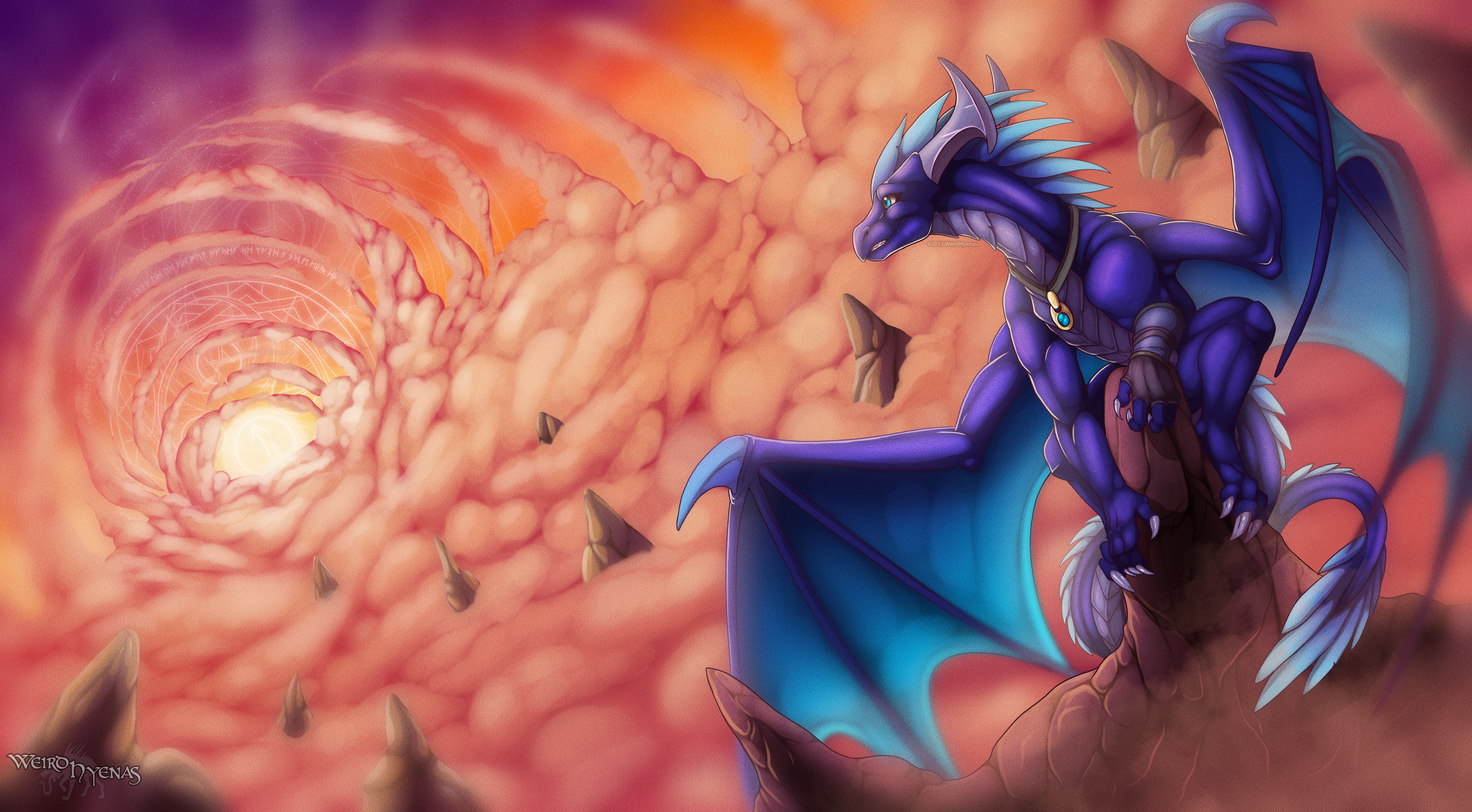 Commission : On Top of the World by WeirdHyenas