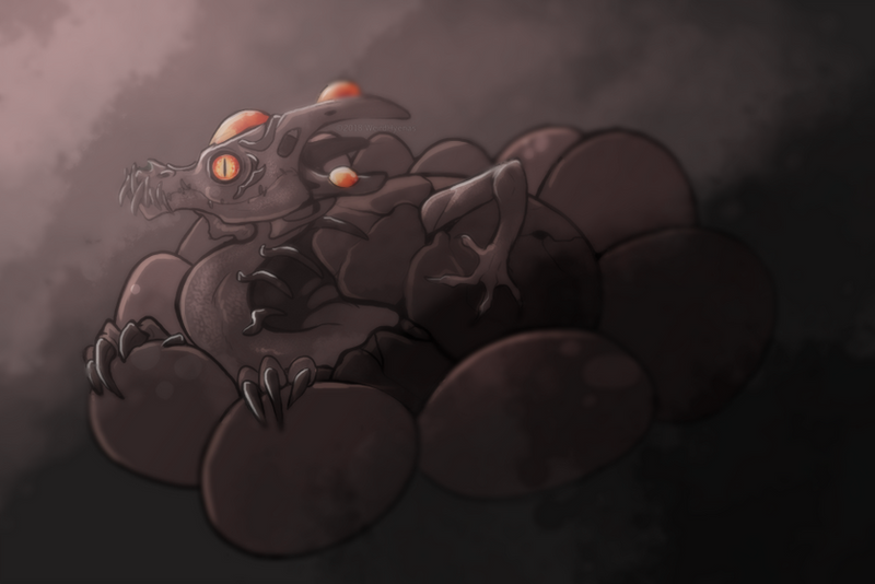 Kurosia : Yehkshir Whelp by WeirdHyenas