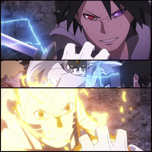 Naruto And Sasuke Vs Momoshiki By Animeboy274s On Deviantart