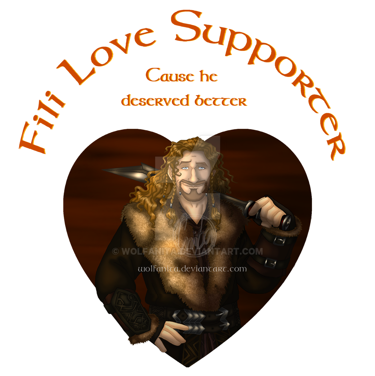 Shirt Design:The Hobbit: Fili Love Supporter