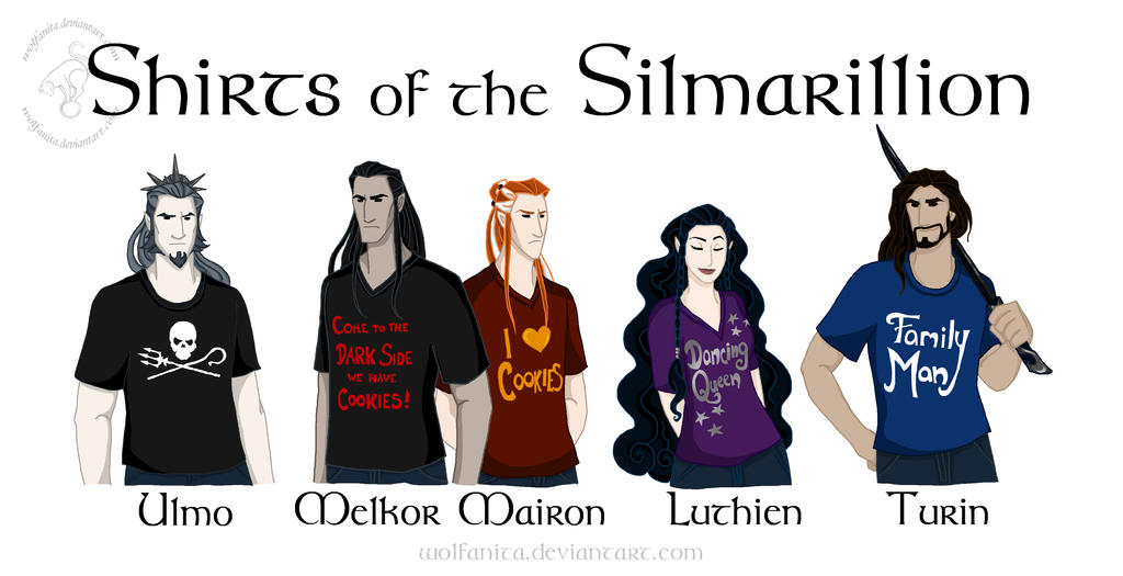 Shirts of the Silmarillion by wolfanita