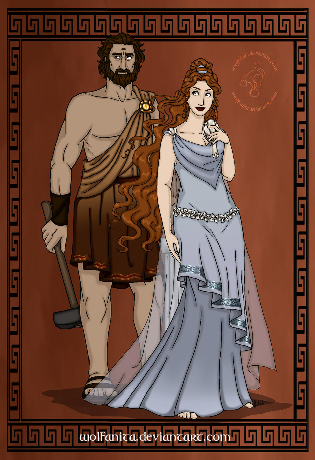 Norse Gods_Couples: Odin and Frigg by wolfanita on DeviantArt
