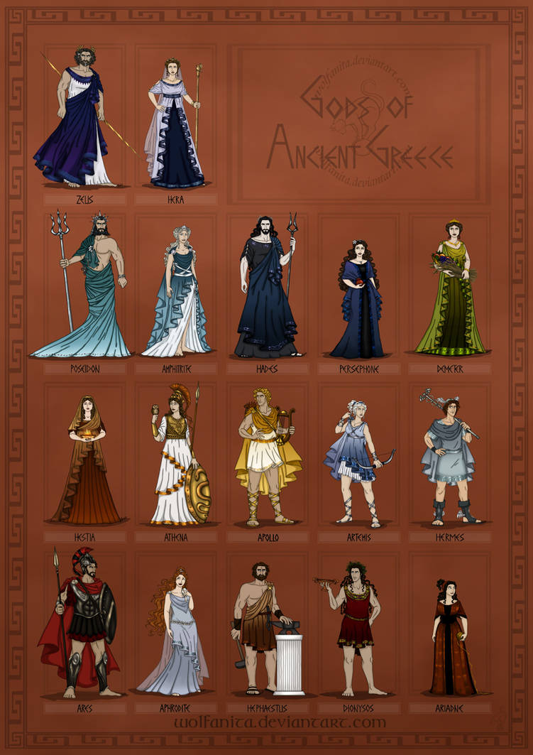 Gods of Ancient Greece - Poster Spouses Edition by wolfanita on DeviantArt