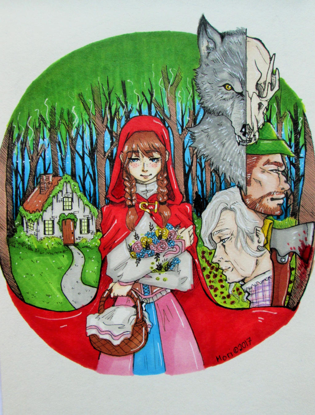 Little Red Riding Drawing Winners of Red Riding Hood Drawings by lauraypablo on DeviantArt