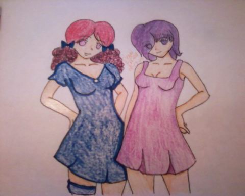 Violet and Red Ruby