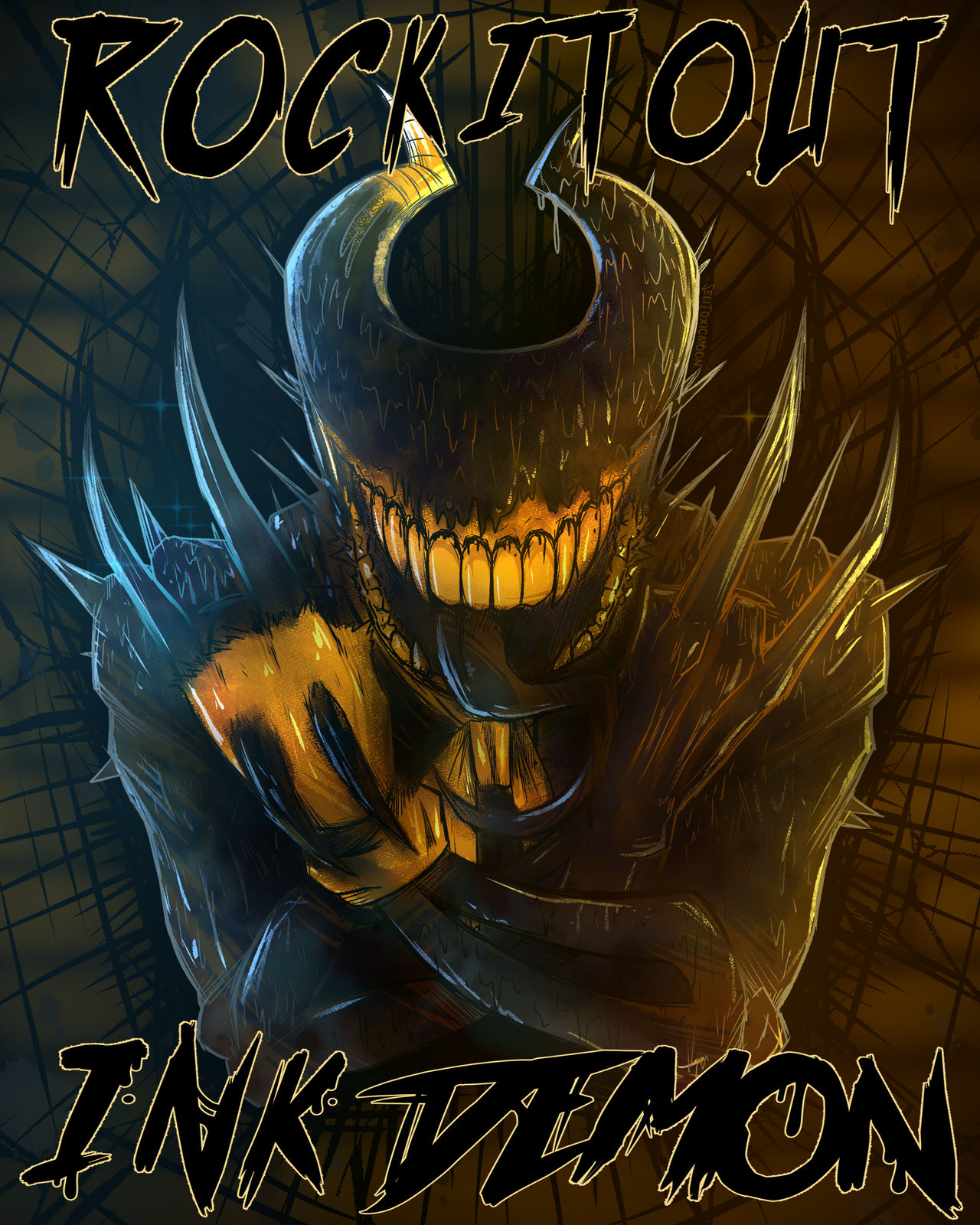 BATDR Rocking Ink Demon By Evilfeather On DeviantArt batdr rocking ink demon by evilfeather on deviantart