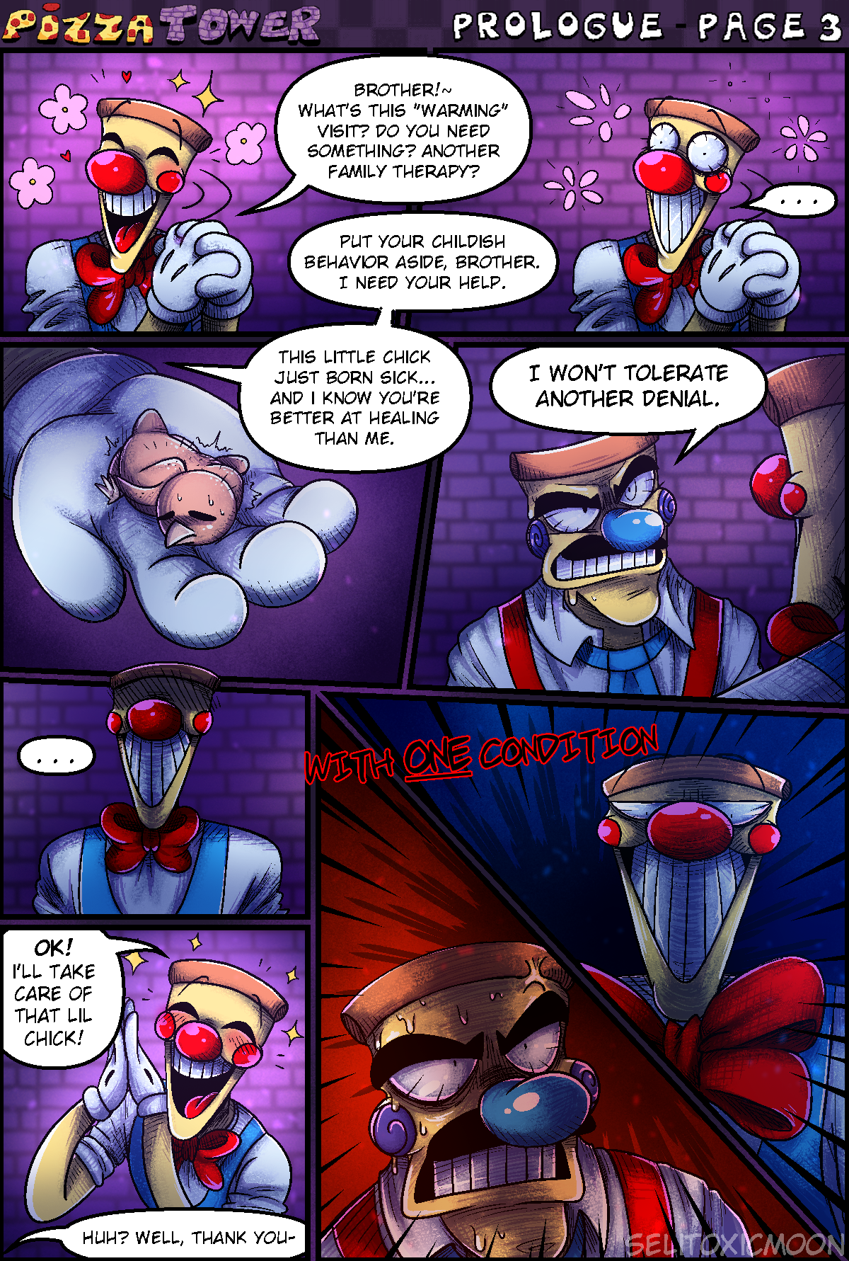 Pizza Tower AU | Prologue - Page 3