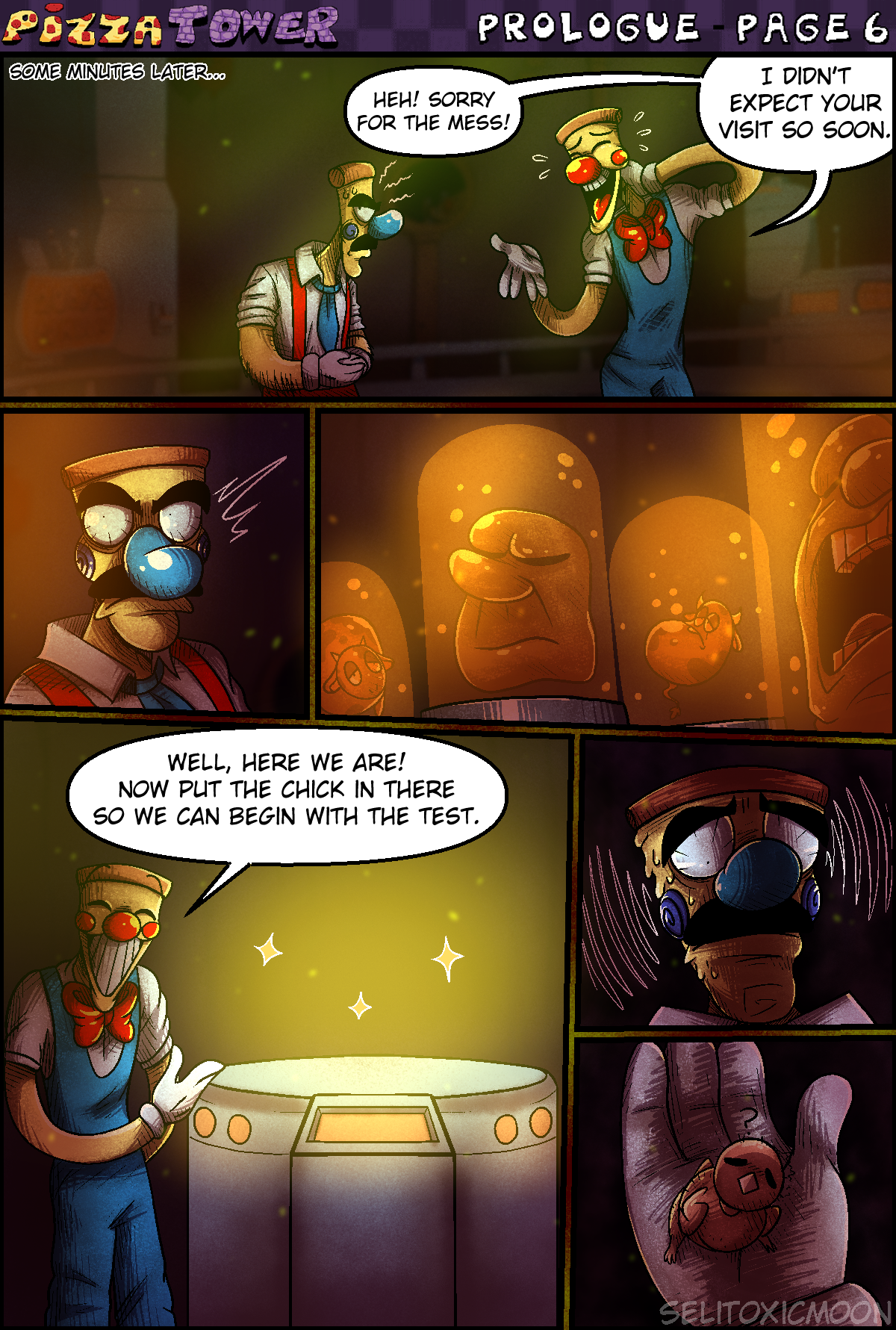 Pizza Tower AU | Prologue - Page 6