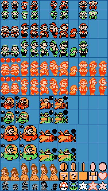 Smb3 Characters Super Mario Land Characters - SMB3 Style by FrenchOrange on DeviantArt