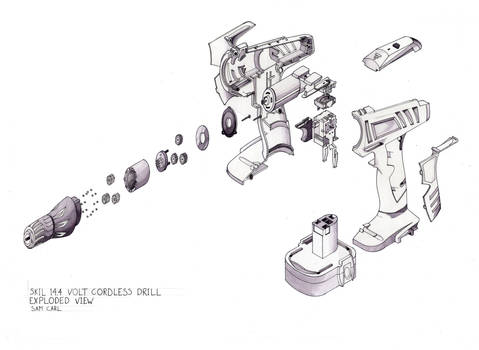 Skil 14.4V Cordless Drill