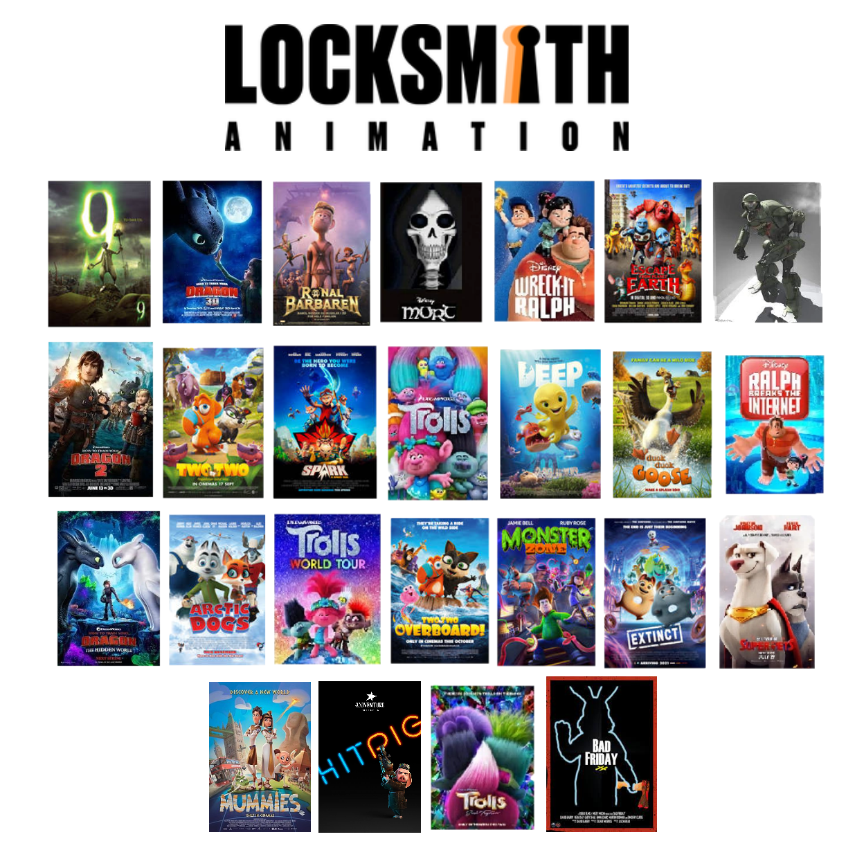 List of Locksmith Animation films by Slurpp291 on DeviantArt