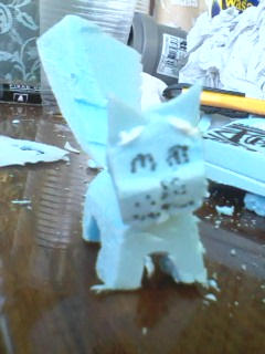 Styroart - kitty cat by DeeSkakuna on DeviantArt