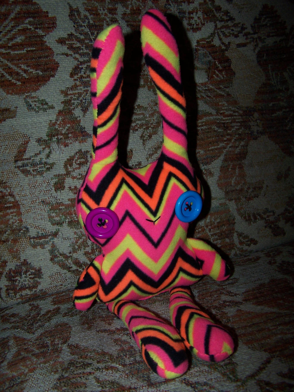 zigzag bunny by button-eyed-bunnys on DeviantArt