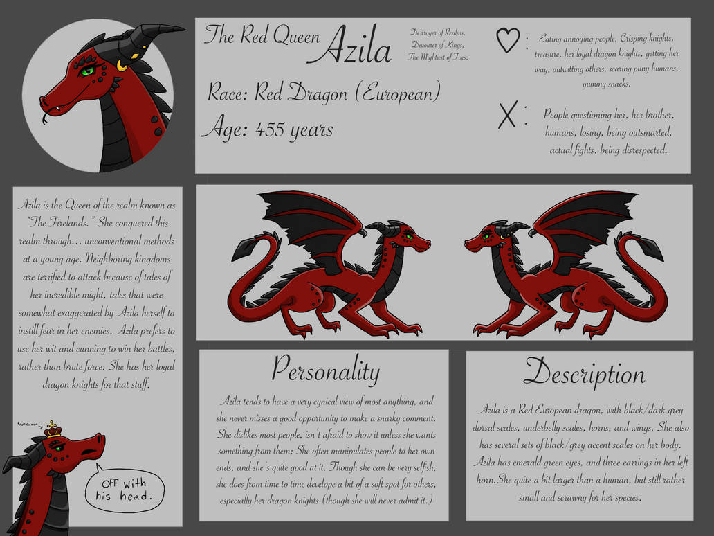 Azila Character Reference: Azila by AsimiLykos on DeviantArt