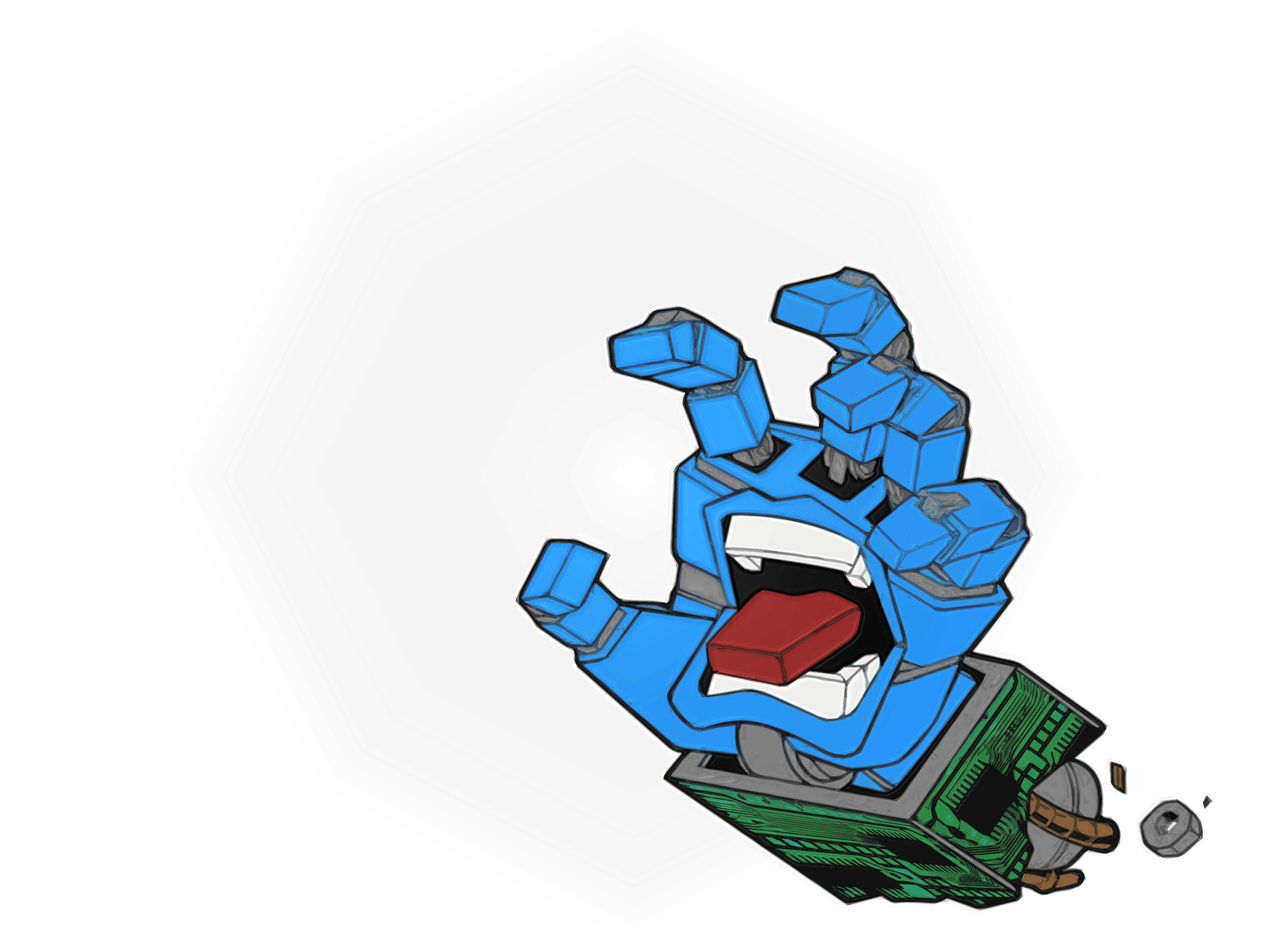 Robot Shouting Screaming Robot by Jigz666 on DeviantArt