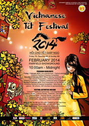 Vietnamese Tet Festival Poster 2014