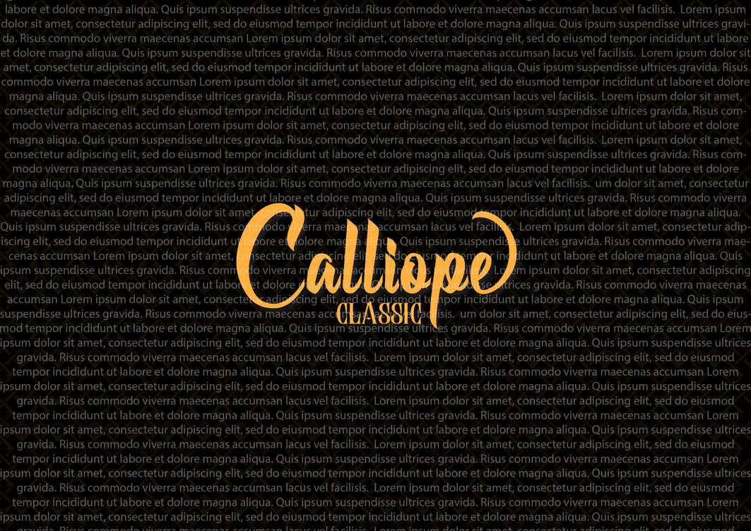 Calliope Layout Calliope CLASSIC Logotype by artloft10 on DeviantArt