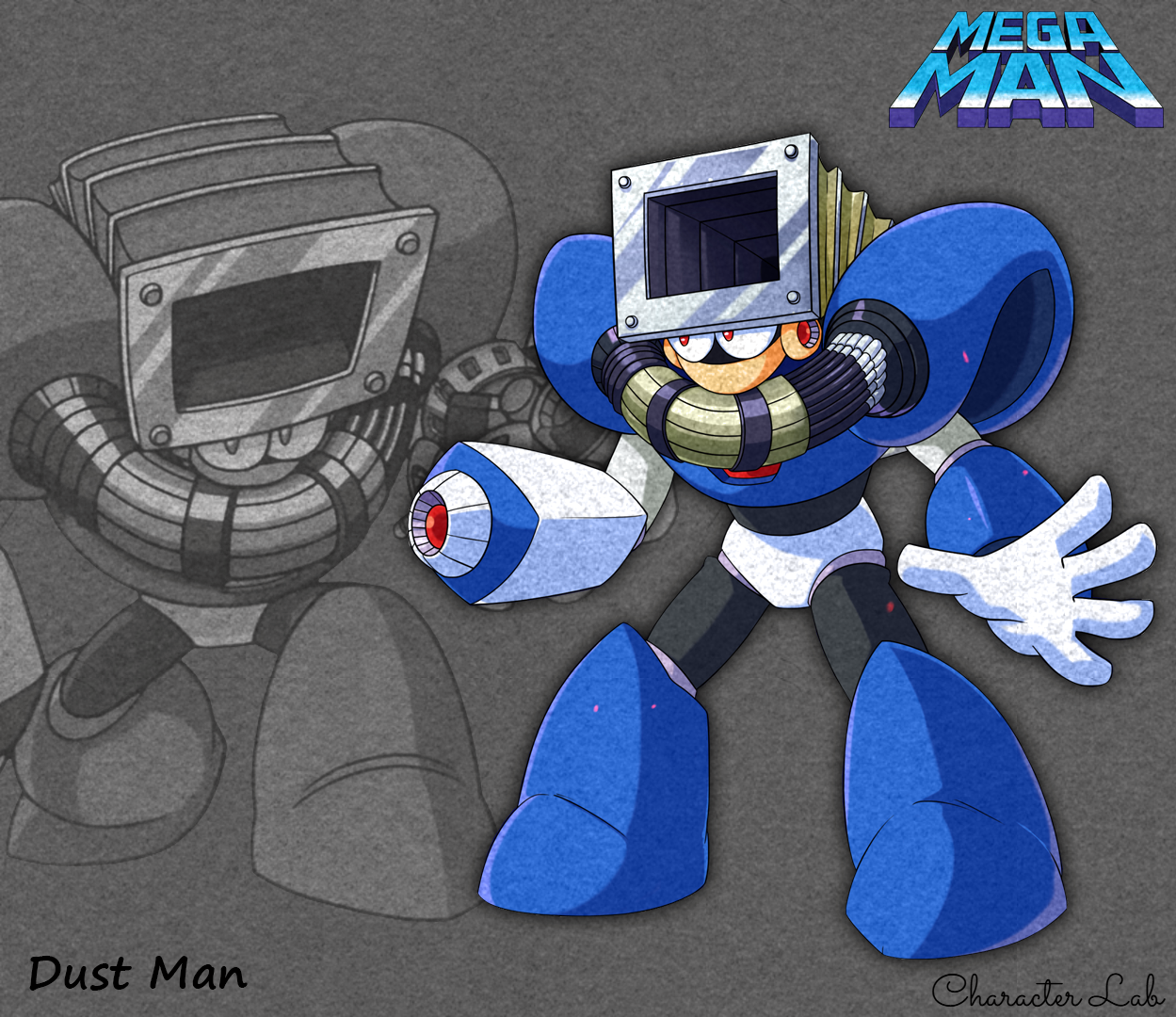 Dust Man from Mega Man Series by CharacterLab on DeviantArt
