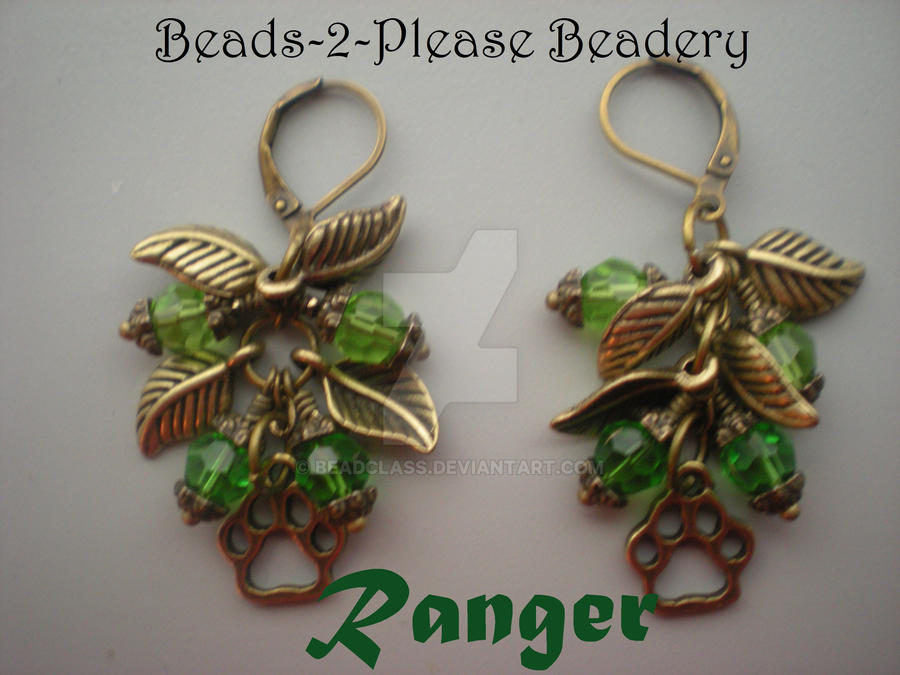 Ranger Guild Wars 2 Inspired Earrings