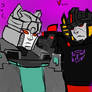 Sideswipe and Sunstreaker