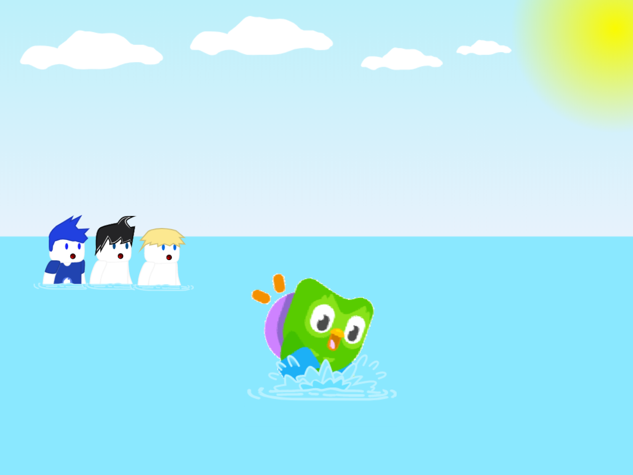 Duolingo Owl's diving pose?! O_O by MikeLam0102 on DeviantArt