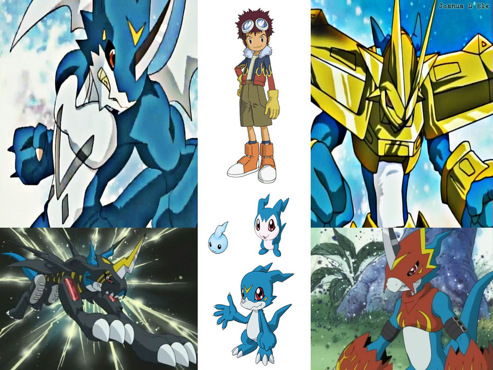 Vmon Veemon Digivolution by ElkChan1991 on DeviantArt