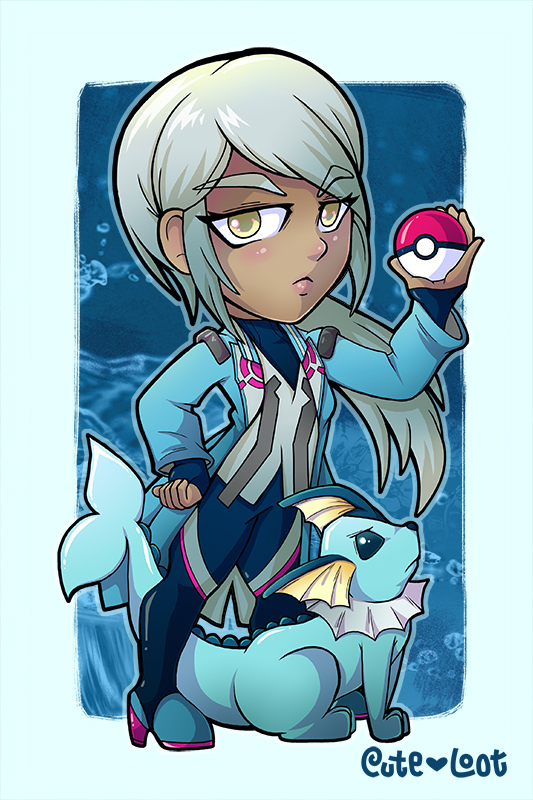 PokemonGo - Team Mystic - Blanche