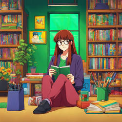 Daria in her room