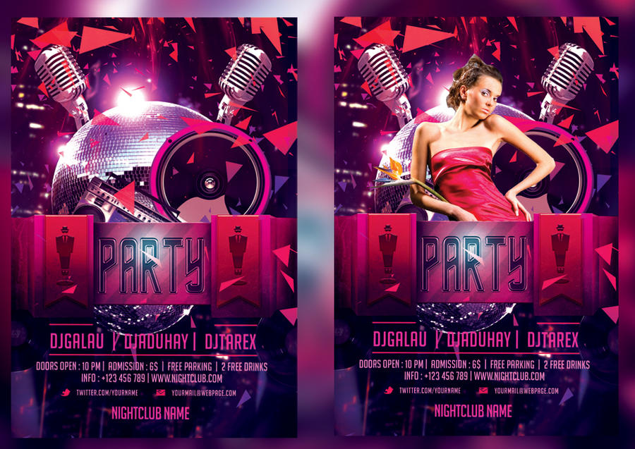 night club flyer template by mihaimcm94 on deviantart nightclub flyer maker
