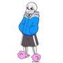 sans the skulleton XD undertale fanart