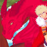 A king and his dragon // bakugou~ bnha fantasy AU