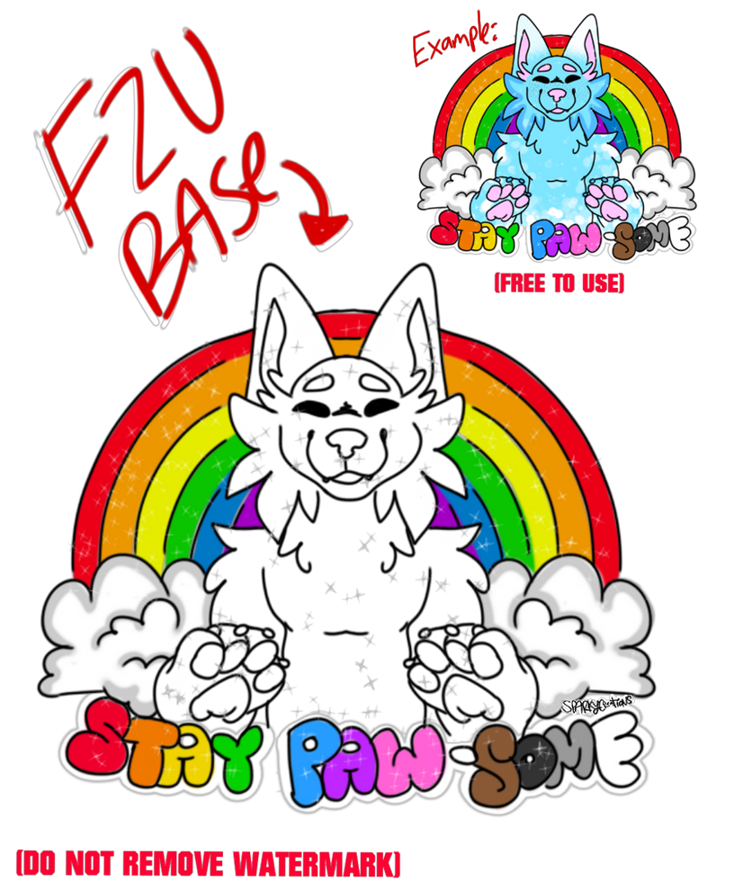F2u Sticker Badge Base by SparkysCreations on DeviantArt