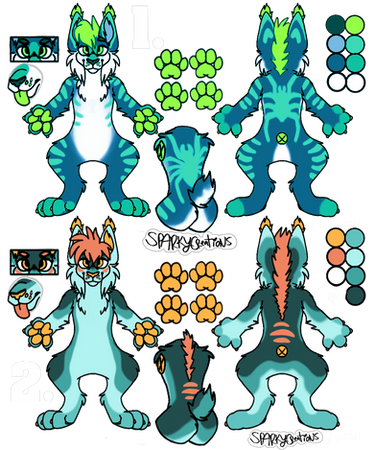 Protogens Adopts 120 each by SparkysCreations on DeviantArt