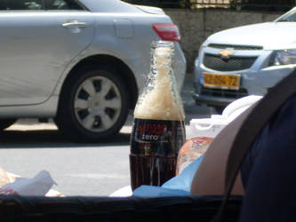 Exploding Coke-Zero Bottle