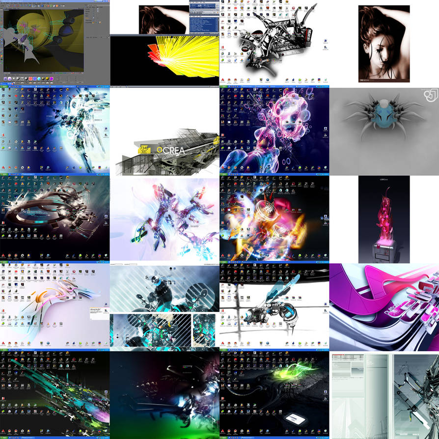 My 18 Different Desktops