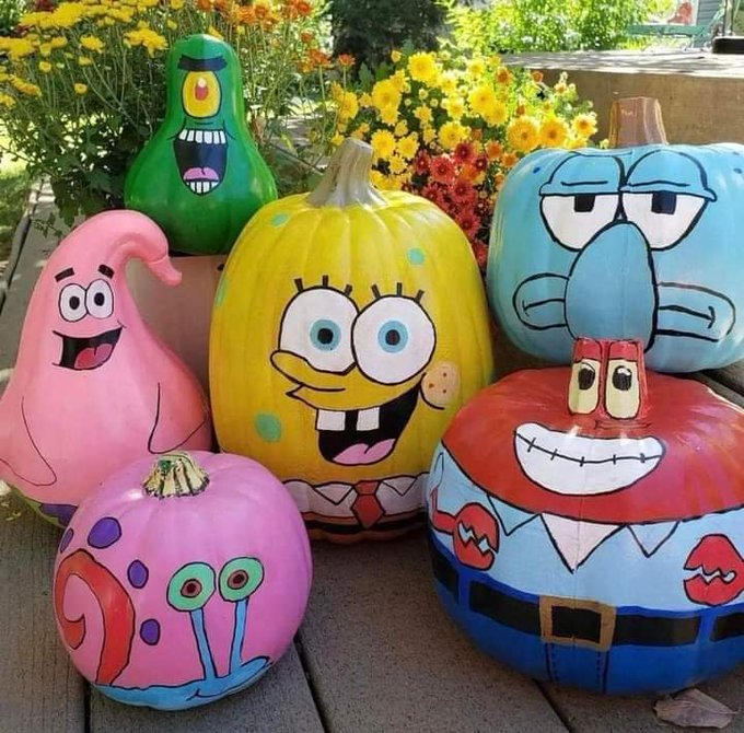SPONGEBOB PUMPKINS By Cyanpass123 On DeviantArt