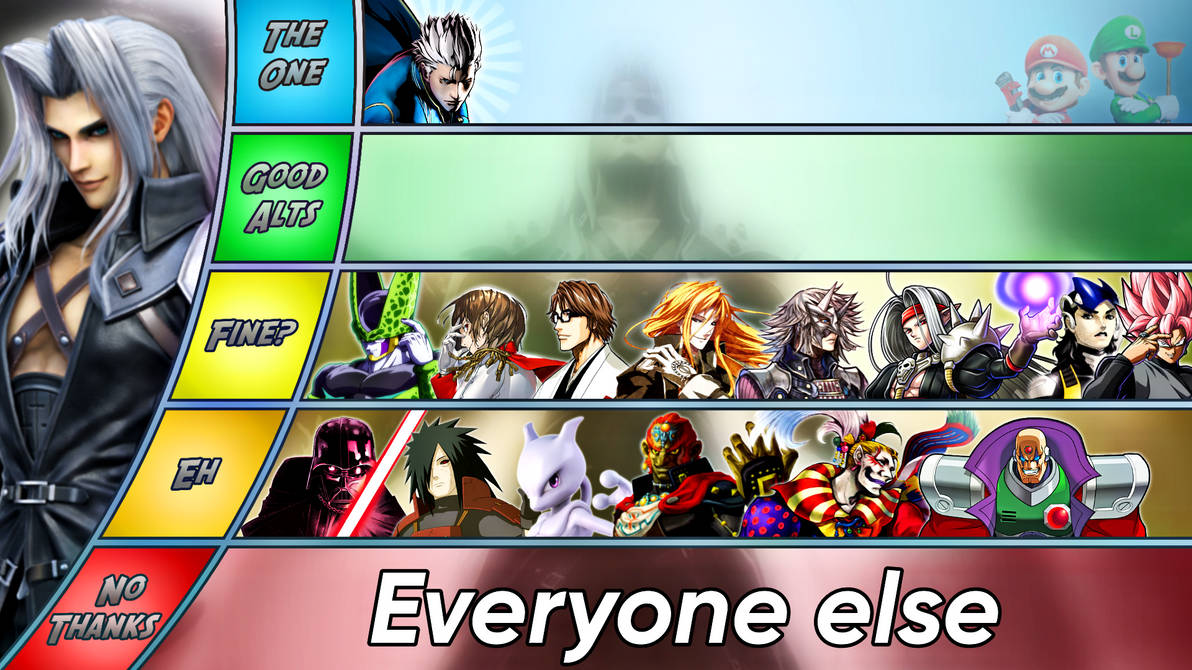 Sephiroth MatchUp Tier list by OtherStuff32 on DeviantArt
