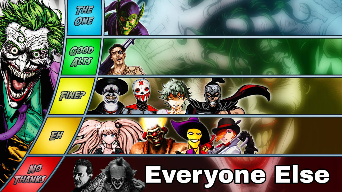 Joker (MatchUp Tier List) by OtherStuff32 on DeviantArt