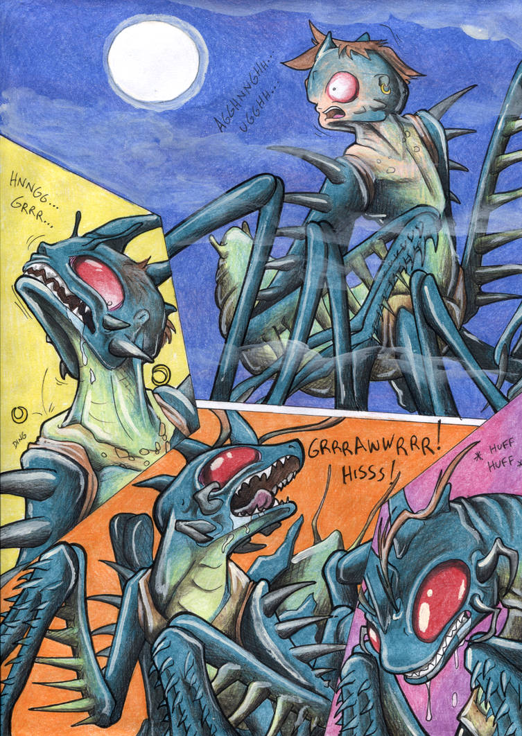 Human Insect Tf Not another Bug Tf 08 by FullMoonMaster on DeviantArt