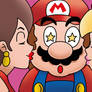 Mario's Valentine kisses