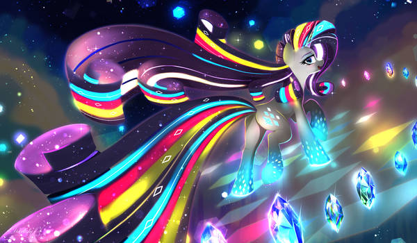 Rarity's Rainbow Power Form [Neon Version]