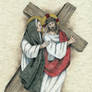 Fourth Station of the Cross (Jesus Meets His Mothe