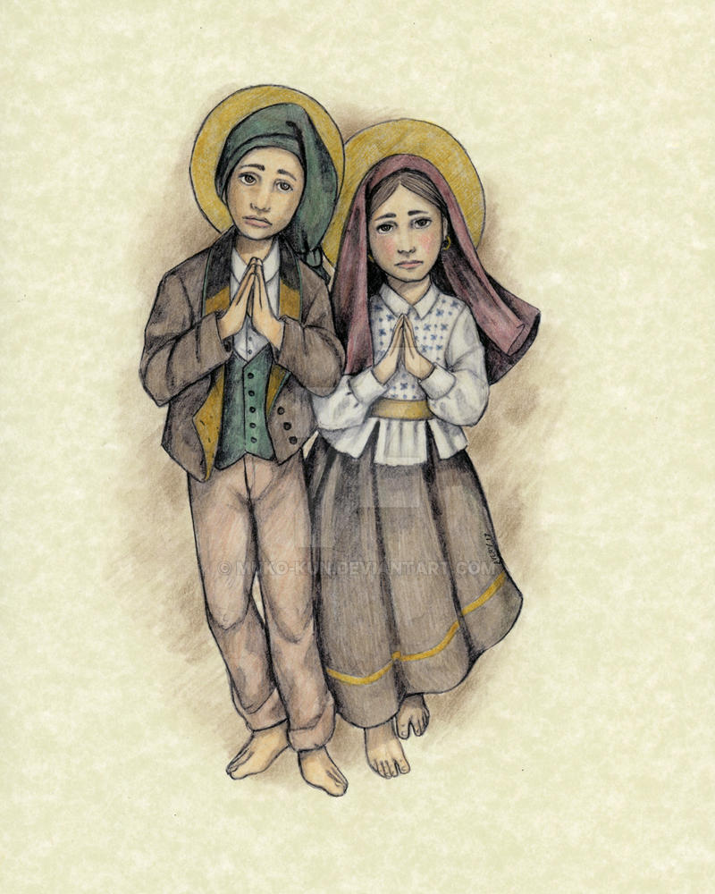 Saints Francisco and Jacinta Marto by Mukokun on DeviantArt Saints Francisco and Jacinta Marto by Mukokun on DeviantArt