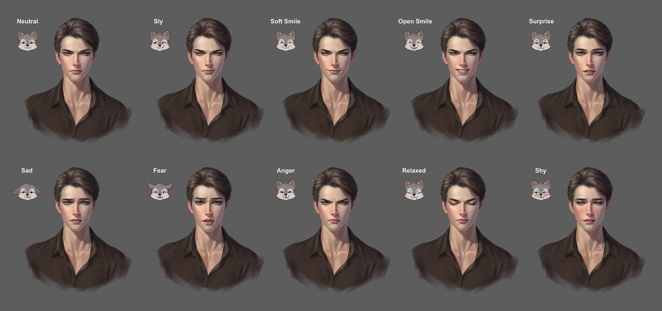 Male Expression Reference Male Expressions References by crystalrain272 on DeviantArt