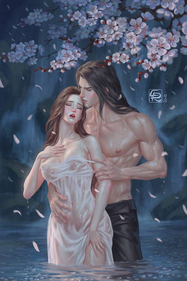 Under Apricot Blossom