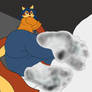 Carmelita Fox dirty socks bed pose