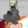 Mr Puzzles footrest Meggy (Art trade)