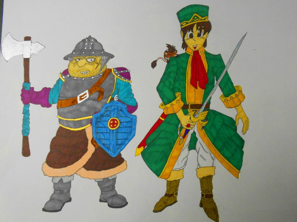 Yangus Soldier Yangus and Argonian Hero - DQ VIII by BardofMaple on DeviantArt