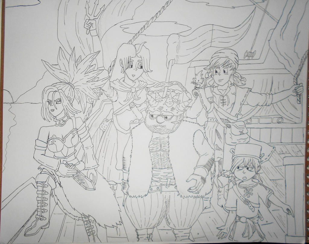 Yangus Red and Yangus Treasure Hunt Dragon Quest VIII by BardofMaple on DeviantArt